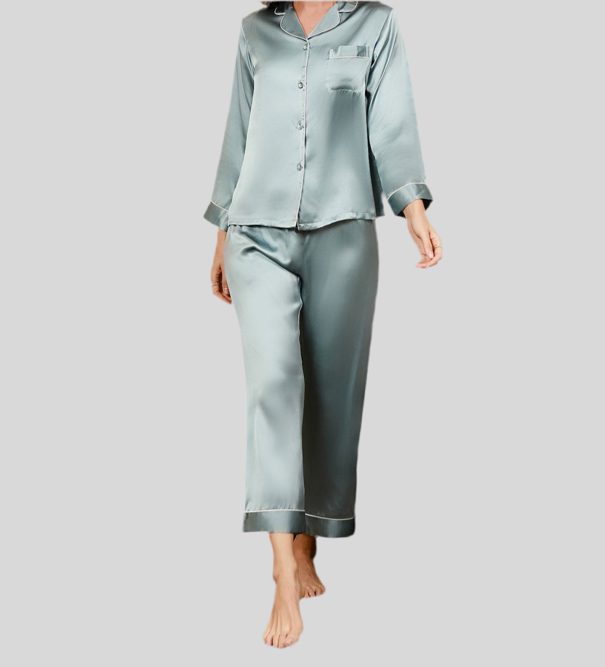 Luxe Satin Pyjama Set - Comfort & Stijl voor Elke Dag