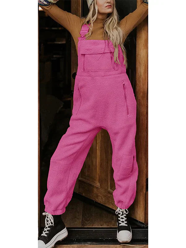 Ultiem Comfortabele Dames Jumpsuit in Zacht Fleece