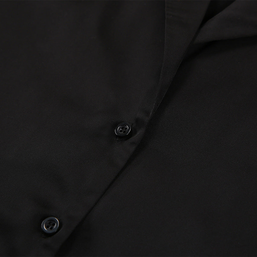 Elegante Satijnen Loungewear Set - Dames Nachtmode