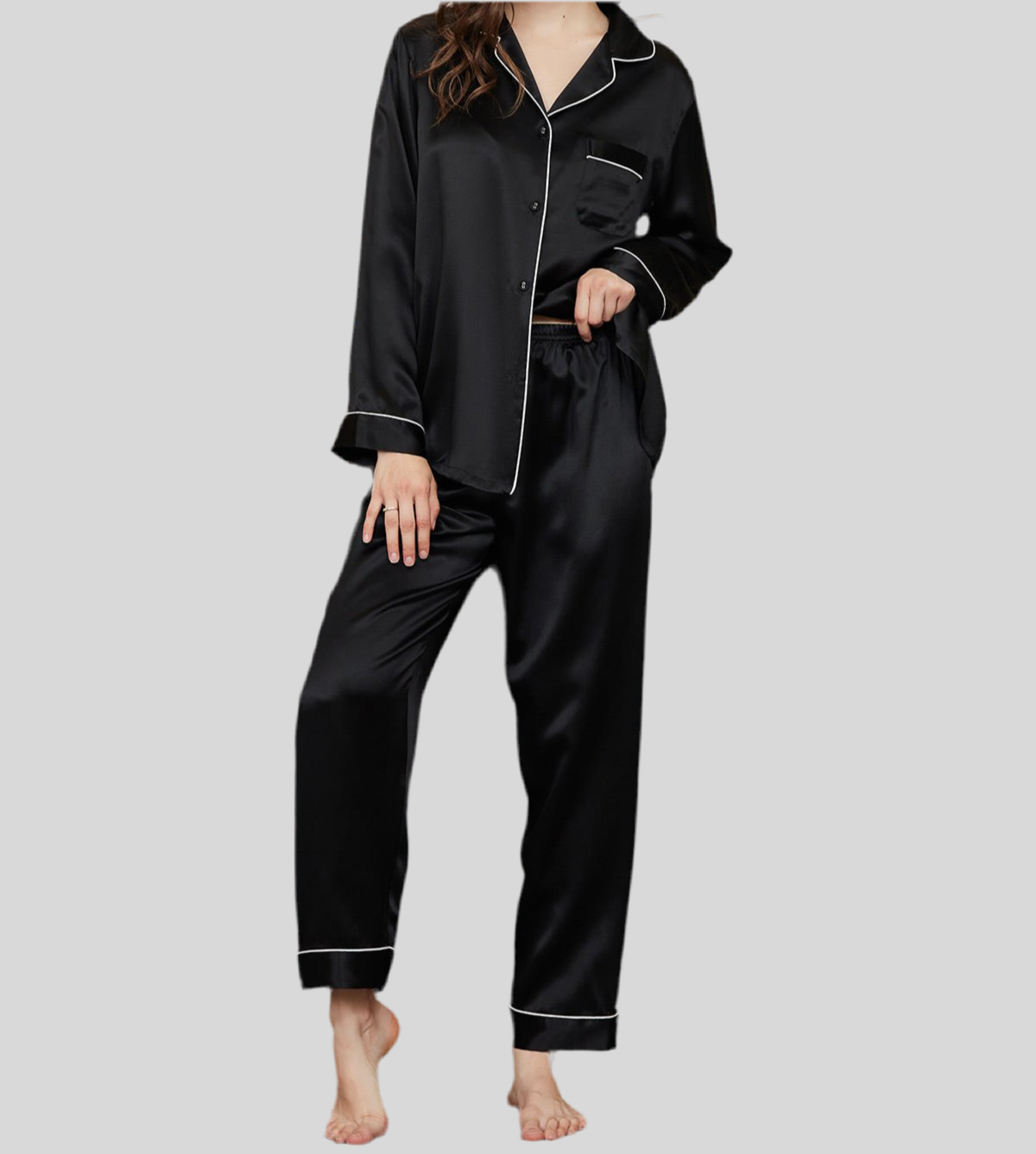 Luxe Satin Pyjama Set - Comfort & Stijl voor Elke Dag