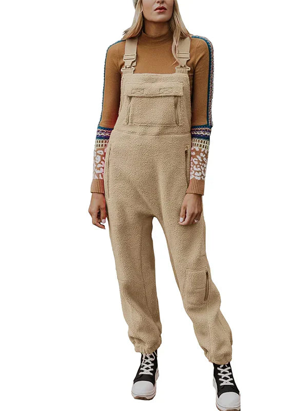 Ultiem Comfortabele Dames Jumpsuit in Zacht Fleece