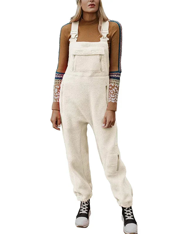 Ultiem Comfortabele Dames Jumpsuit in Zacht Fleece