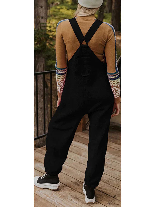 Ultiem Comfortabele Dames Jumpsuit in Zacht Fleece