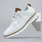 Stijlvolle Witte Sneakers met Bruine Details
