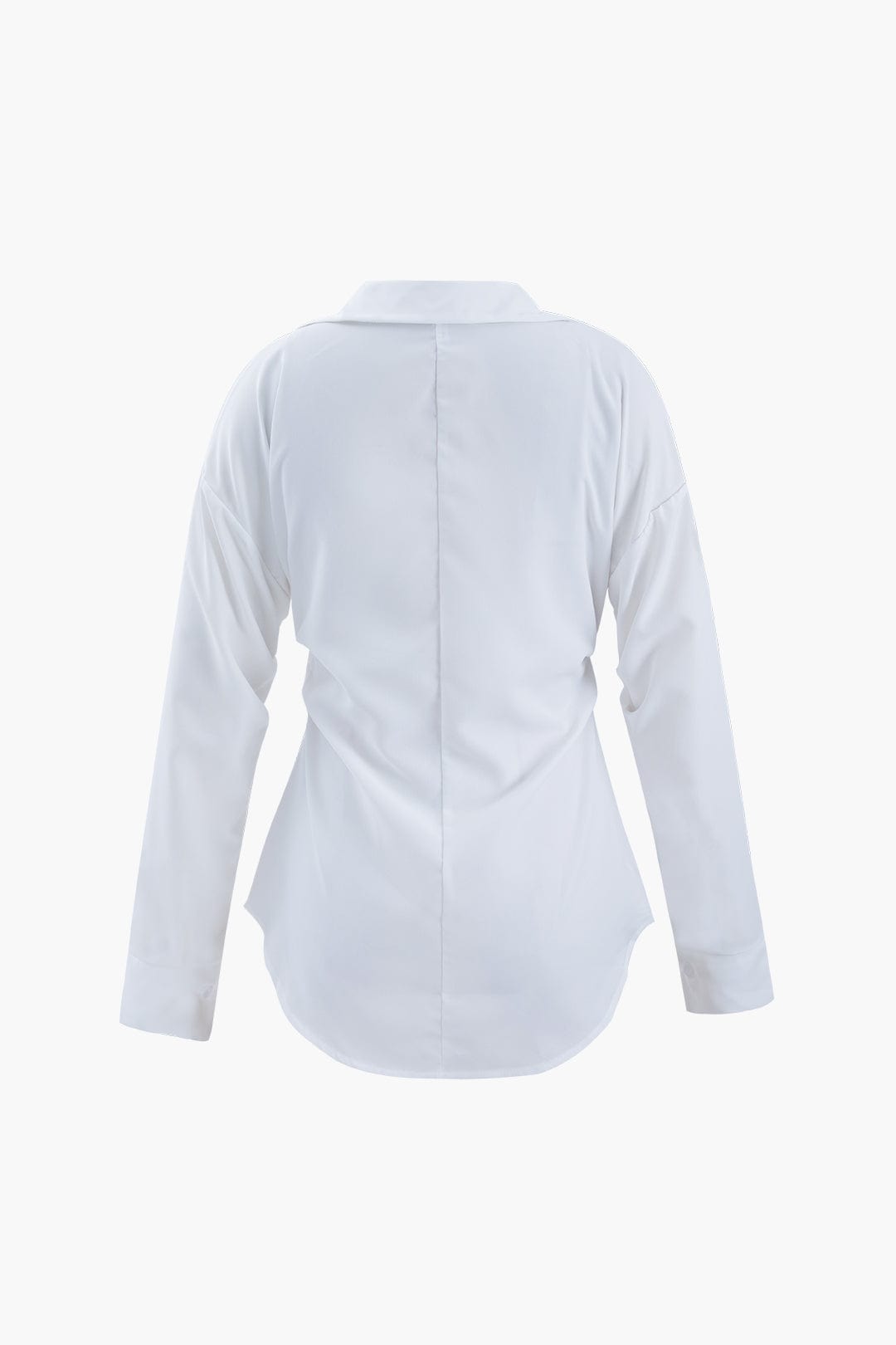 Stijlvolle Witte Blouse met Klassieke Kraag