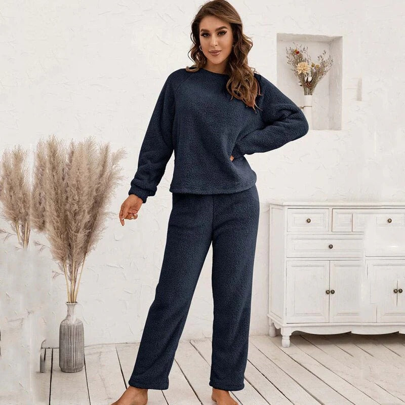 Dames Loungewear Set: Zachte Trui en Comfortabele Broek