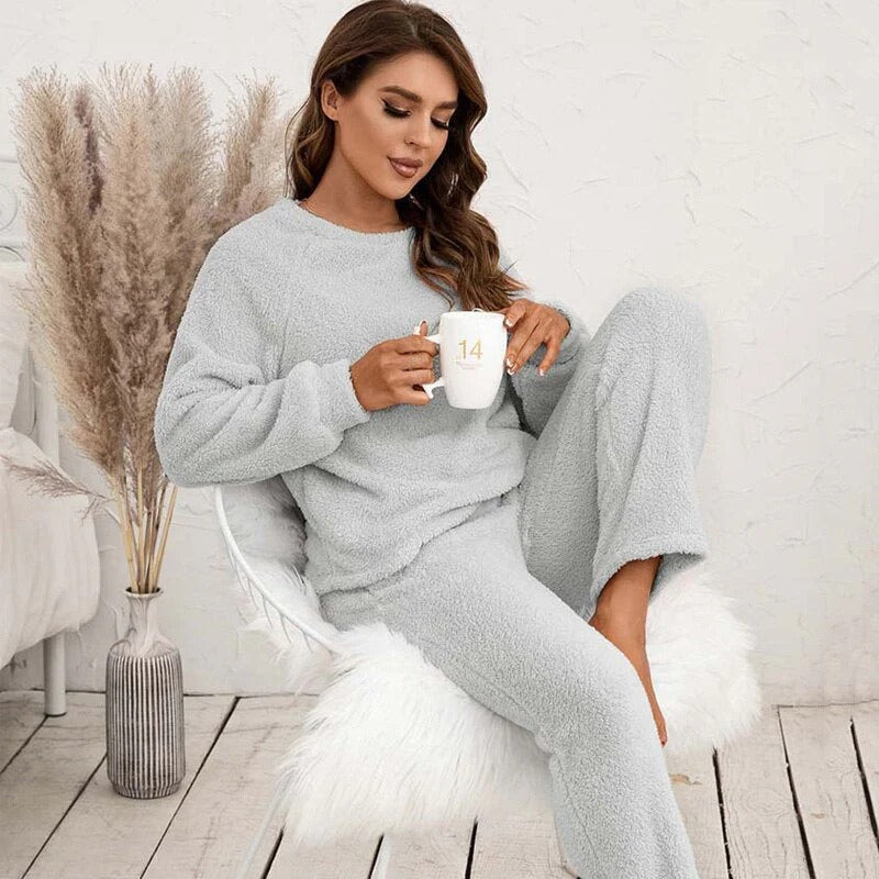 Dames Loungewear Set: Zachte Trui en Comfortabele Broek