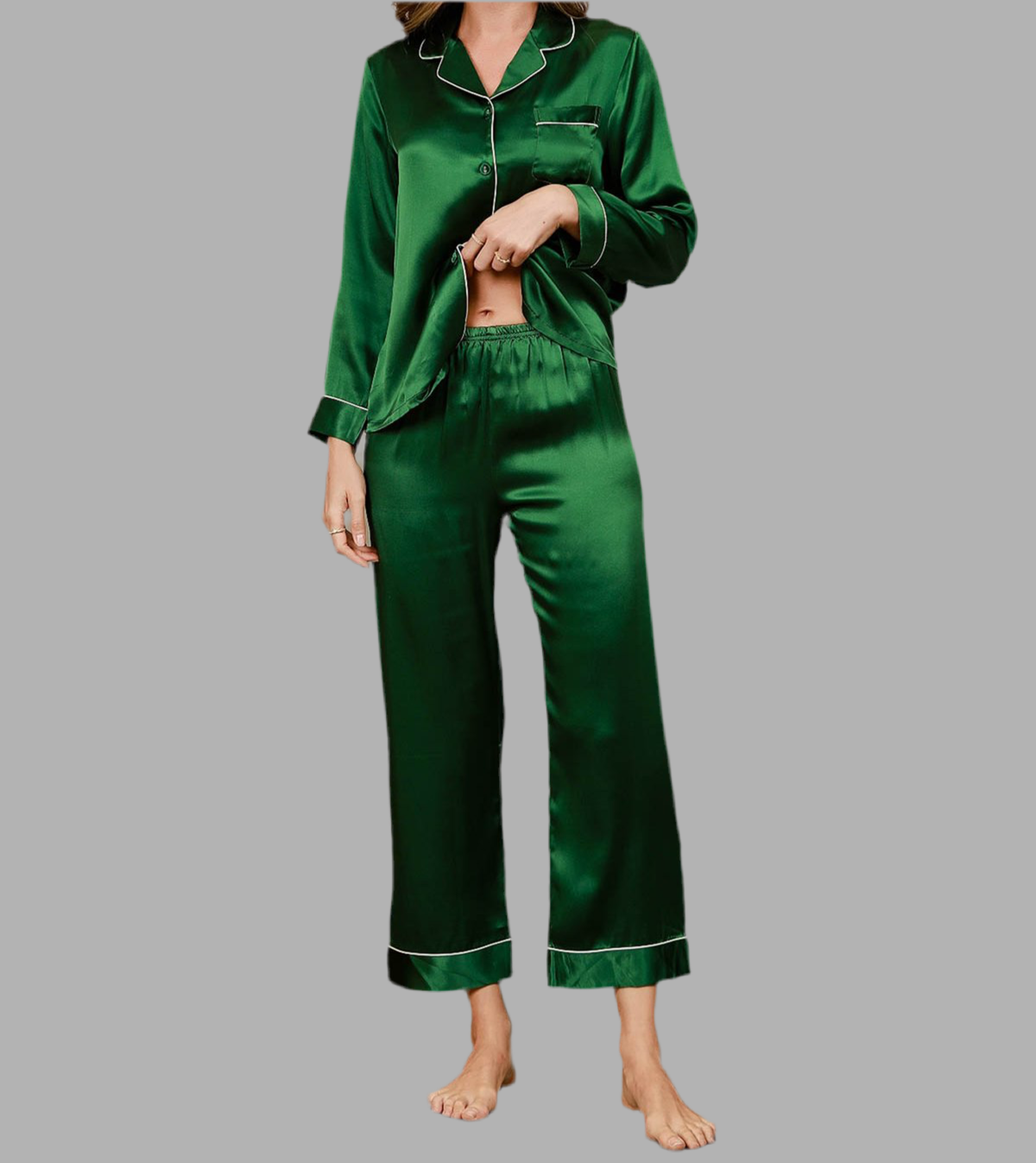 Luxe Satin Pyjama Set - Comfort & Stijl voor Elke Dag
