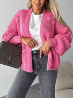 Los Vest met Ballonmouwen - Casual Chic Bruin
