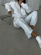 Casual Trainingspak Dames - Zachte Katoenmix