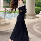 Élodie Off-Shoulder Jurk - Tijdloze Glamour