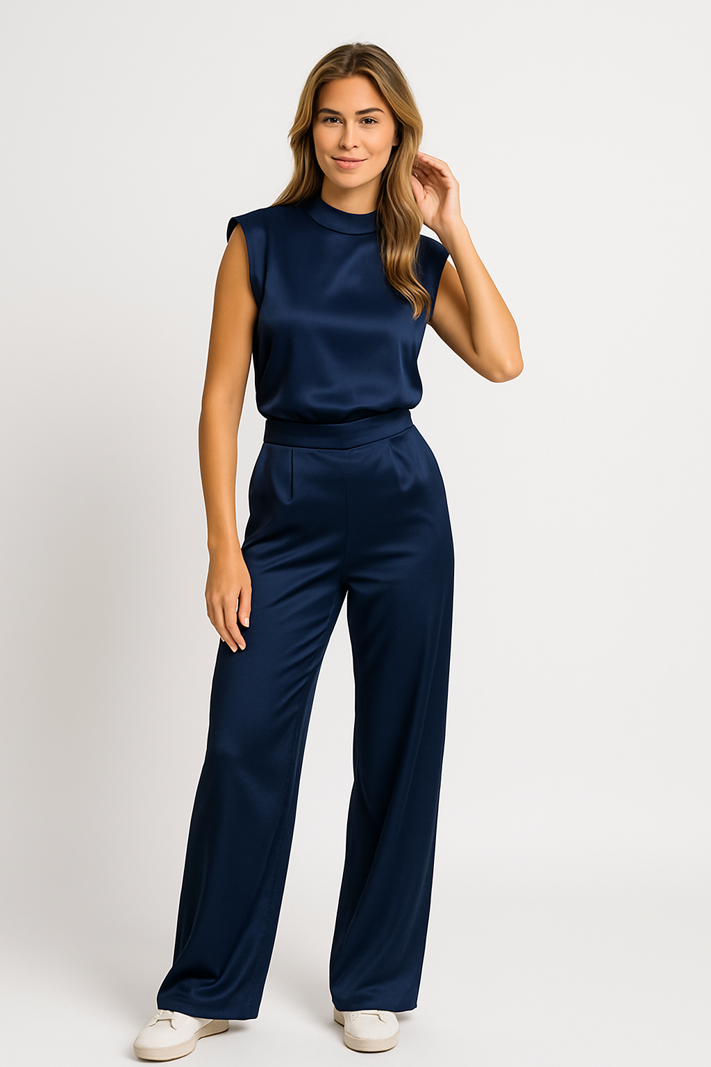 Elegante Jumpsuit met Wijde Pijpen - Avondkleding