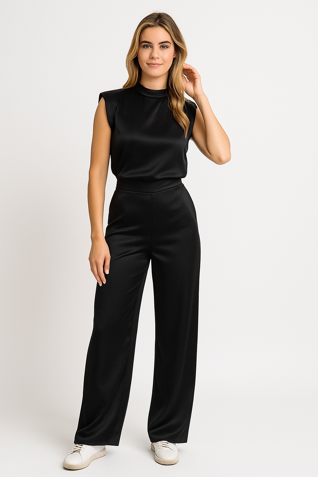 Elegante Jumpsuit met Wijde Pijpen - Avondkleding
