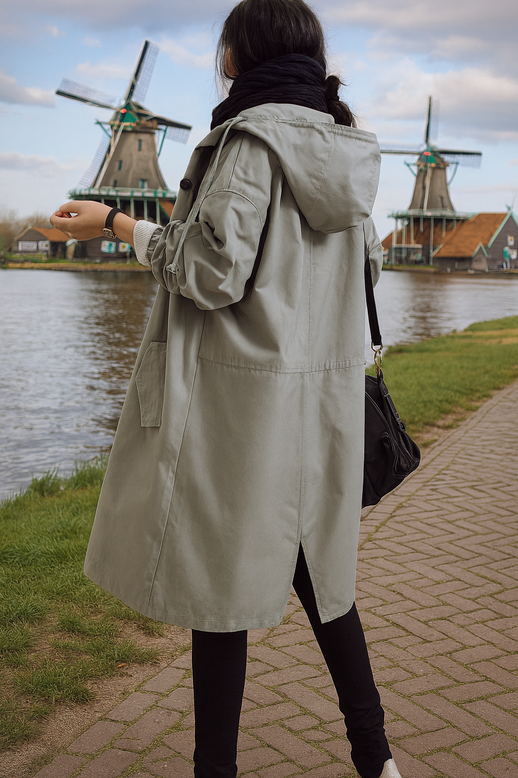 Wind- en Waterdichte Dames Winterjas (Trenchcoat)
