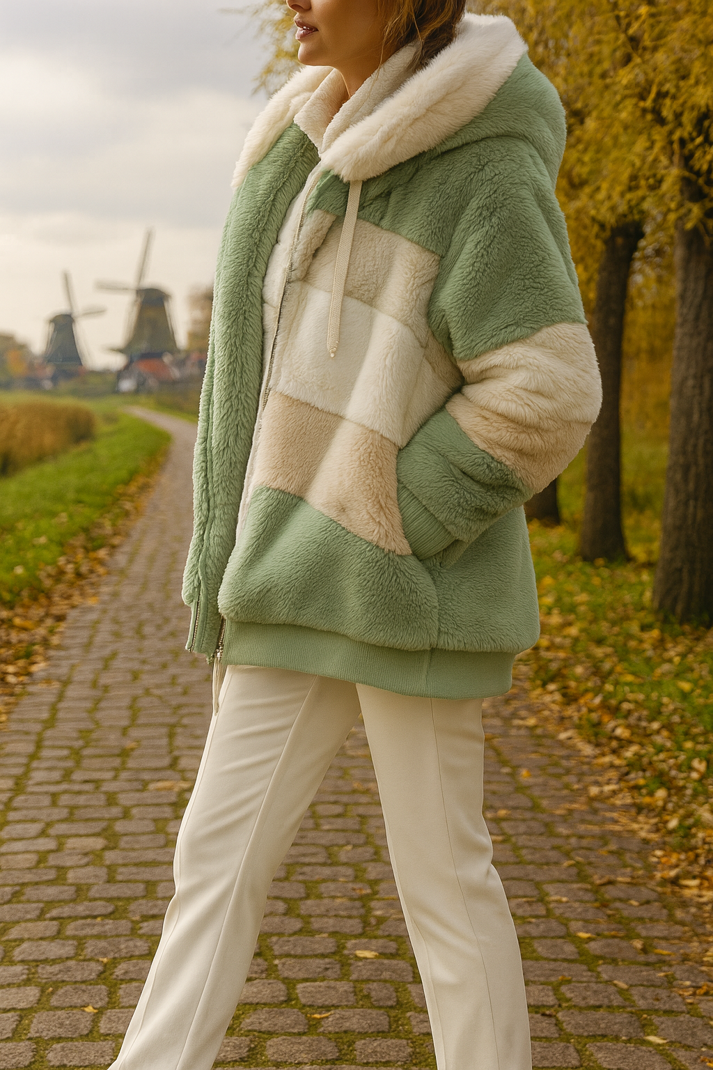 Zacht pluchen damesvest ✨ Heerlijk warm & superzacht van Farra!