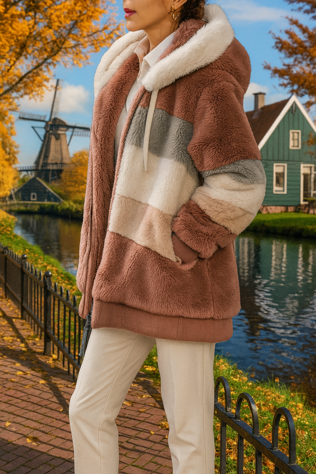 Zacht pluchen damesvest ✨ Heerlijk warm & superzacht van Farra!