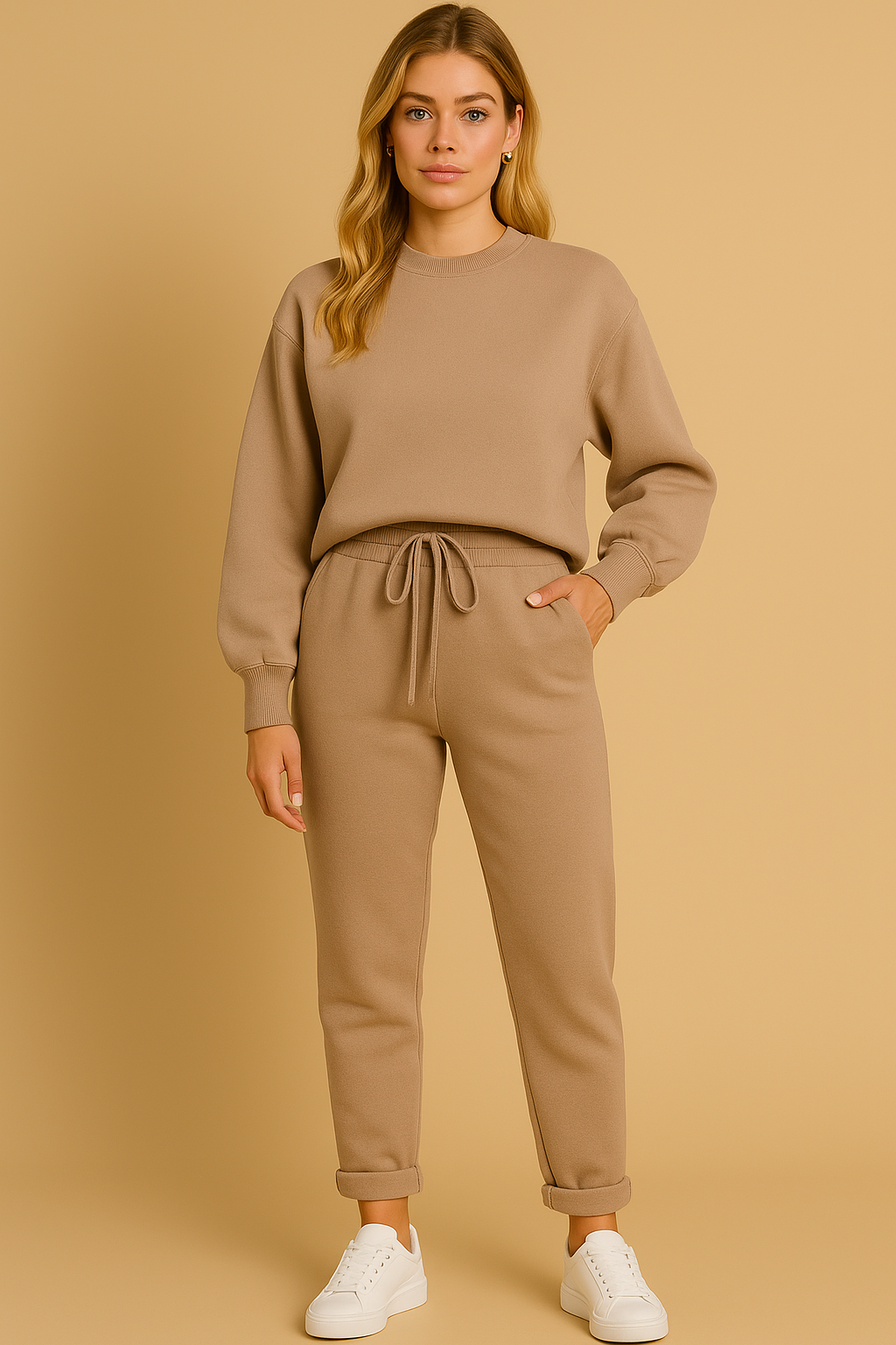 Zachte Dames Loungewear Set - Comfortabele Stijl
