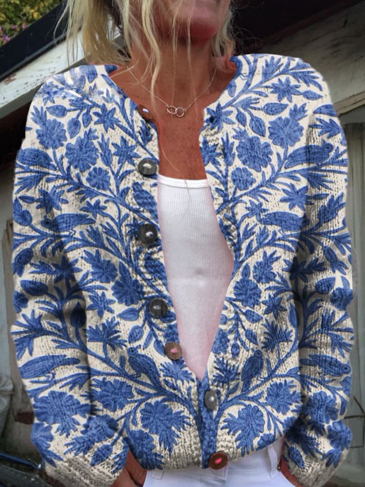 Dames Vest met Bloemenpatroon en Zachte Stoffen voor Comfortabel Gebruik 0