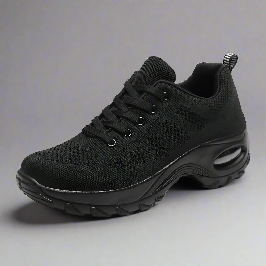 Dames Werkschoenen met Anti-slip Zool Zwart