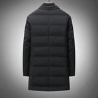 Heren Puffer Jas met Blazer Kraag - Smart Casual