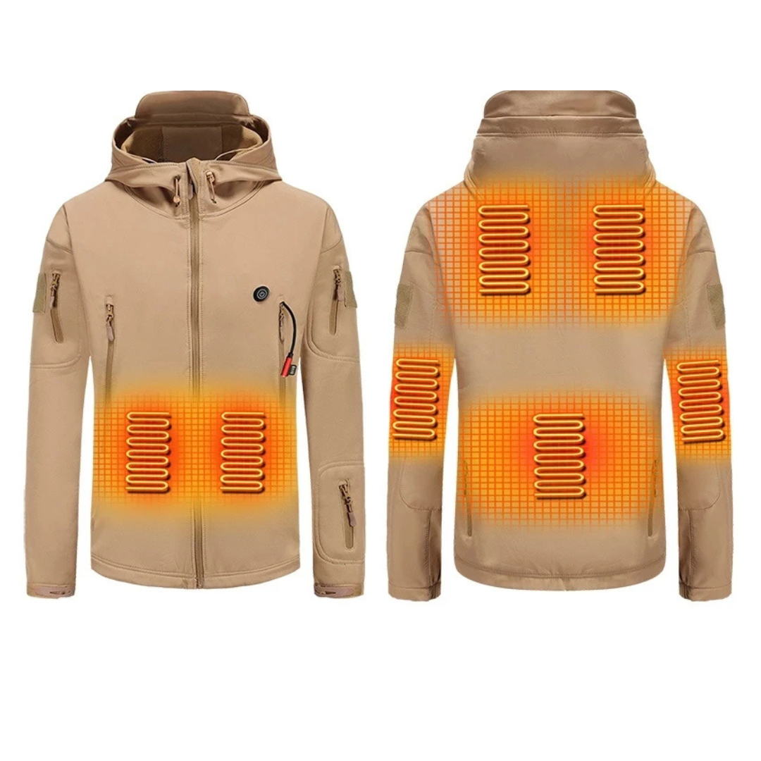 Outdoor Verwarmde Jas - Essentiële Warmte voor Elk Avontuur