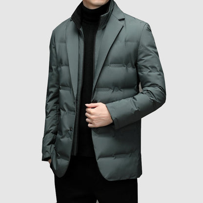 Winter Heren Puffer Blazer - Modern & Warm