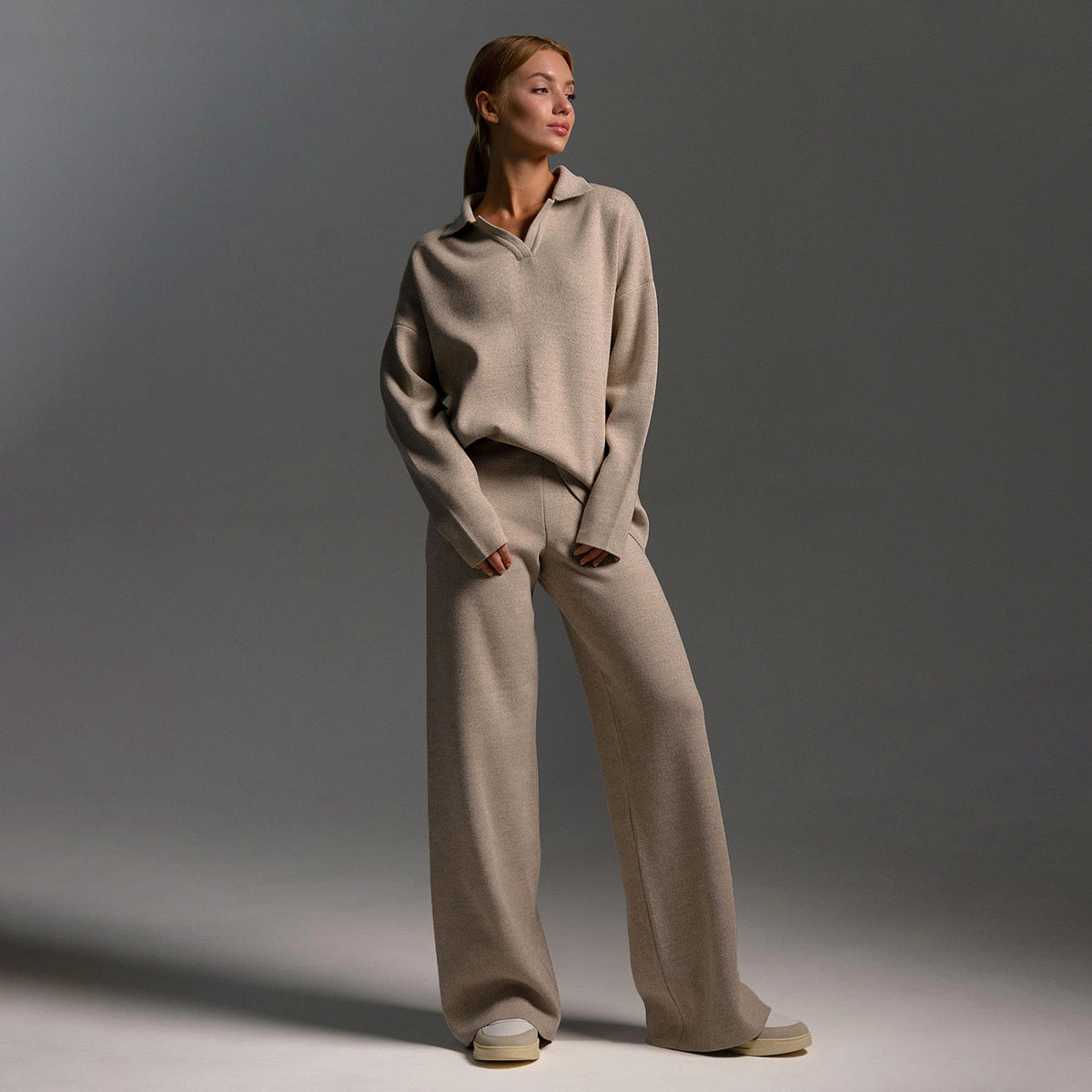 All Season Loungewear Set Gebreid - Relaxte Pasvorm