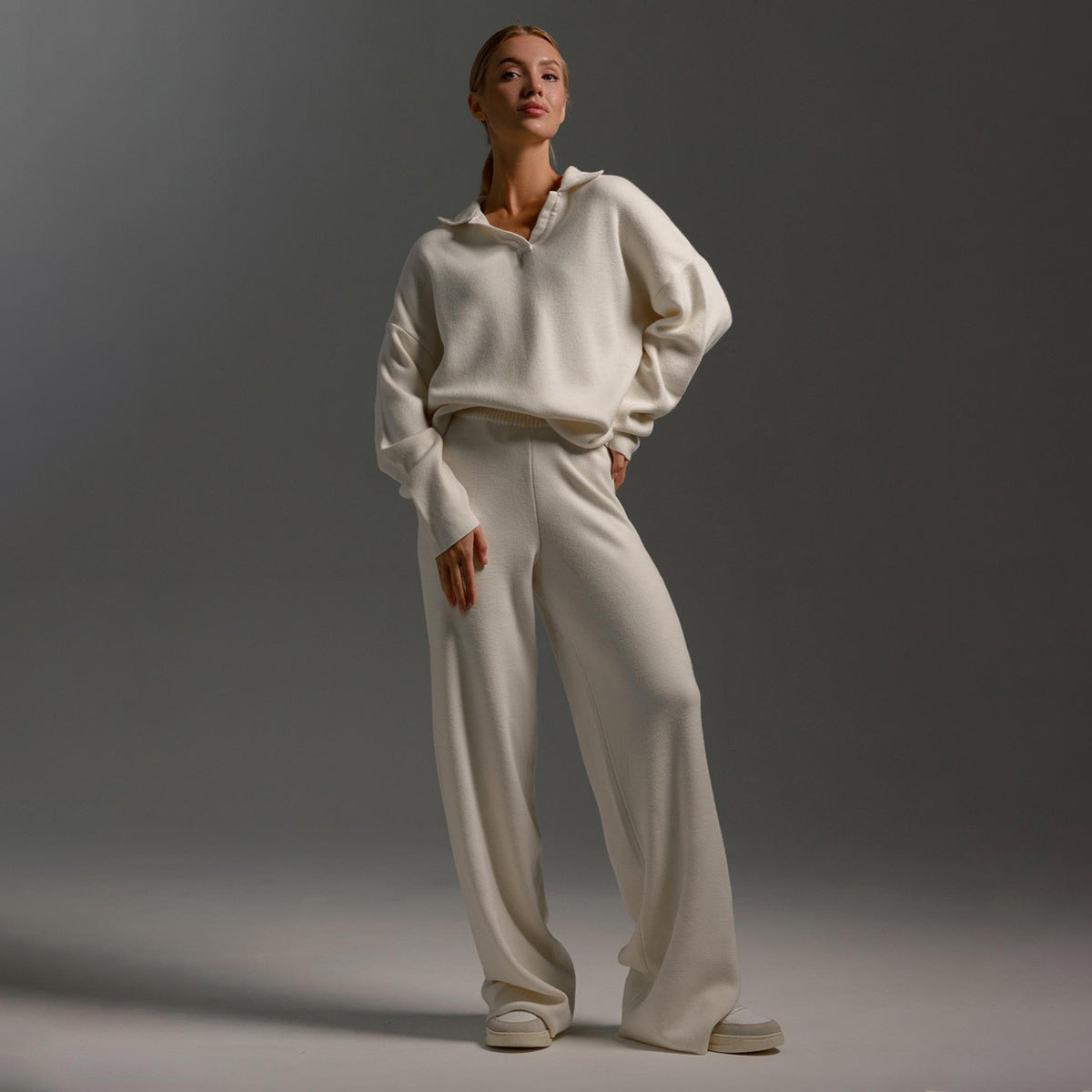 All Season Loungewear Set Gebreid - Relaxte Pasvorm