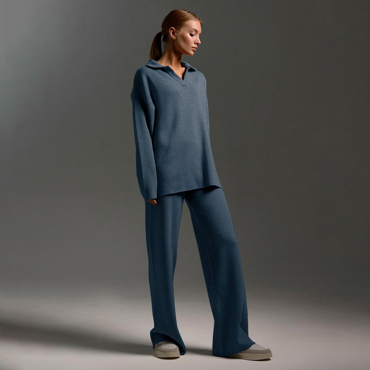 All Season Loungewear Set Gebreid - Relaxte Pasvorm