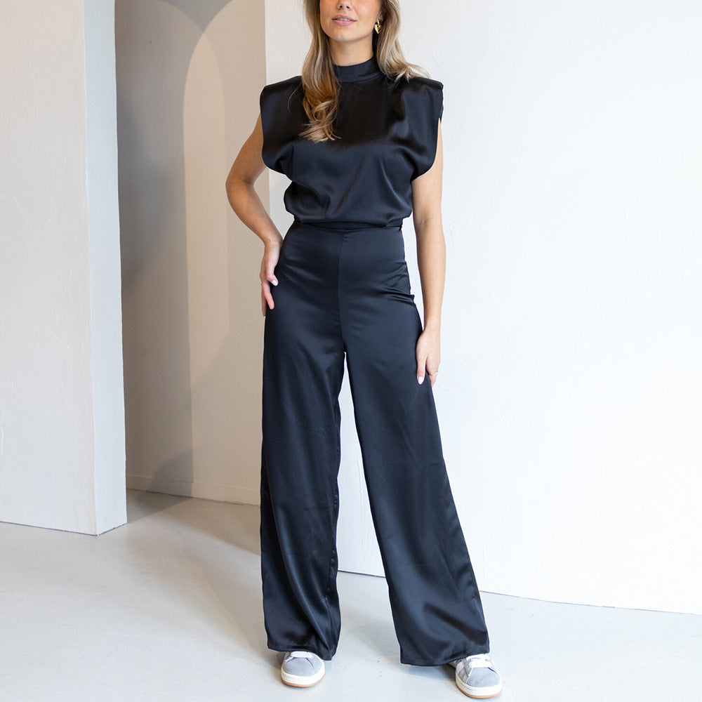 Elegante Jumpsuit met Wijde Pijpen - Avondkleding