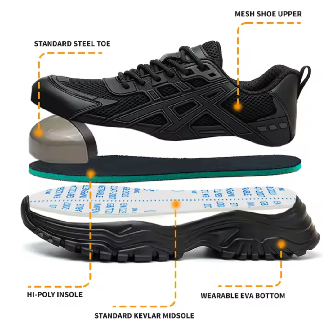 All Season Sneakers Ademend Mesh - Robuuste Zool