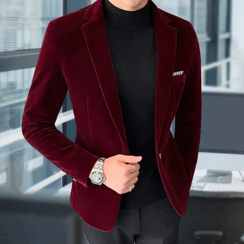 Avondkleding Blazer Slim Fit - Luxe Fluweel