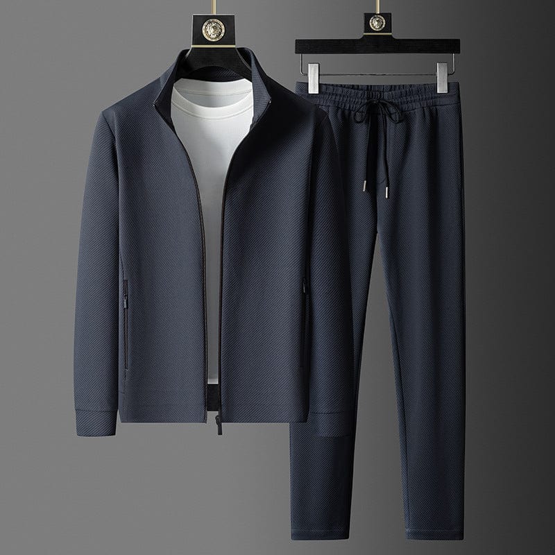 Moderne Heren Tracksuit: Ritsjack en Jogger Set