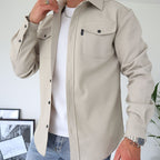 Casual Heren Shirt met Kraag - Modern & Stijlvol