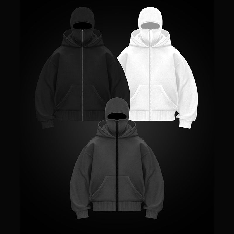 Oversized Hoodie met Geïntegreerde Balaclava - Streetwear