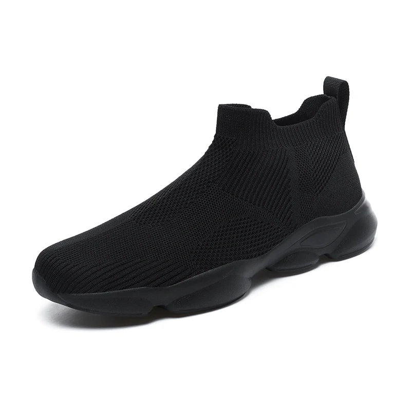 Lichtgewicht Knit Heren Sneakers - Slip-on Comfort