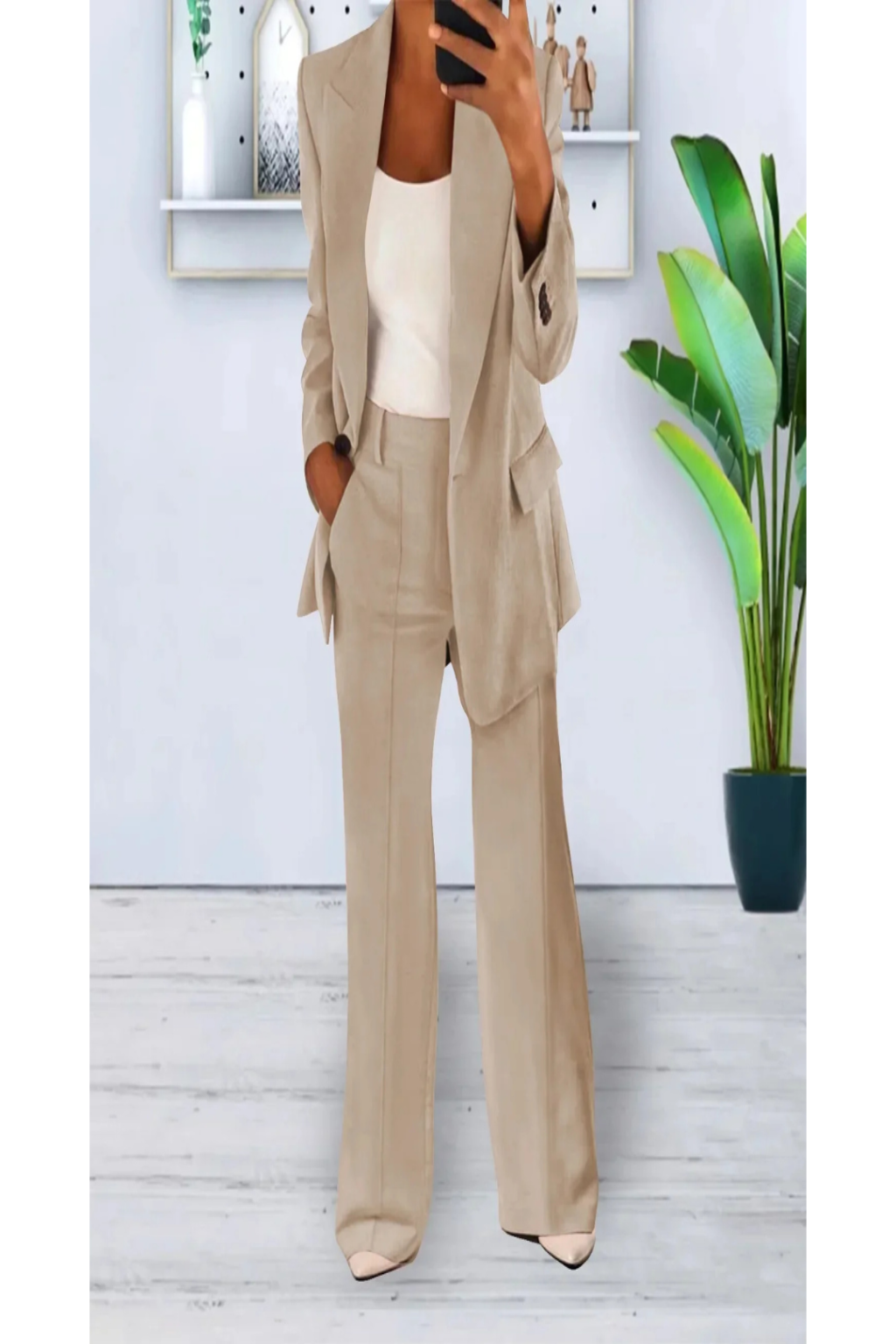 Stijlvolle Grijze Dames Set - Modern & Veelzijdig