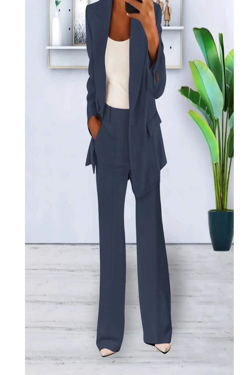 Stijlvolle Grijze Dames Set - Modern & Veelzijdig