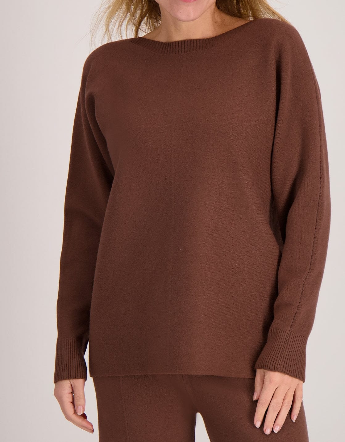 Je m'appelle Tops Pull Seam | Hazelnut Brown