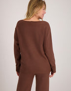 Je m'appelle Tops Pull Seam | Hazelnut Brown