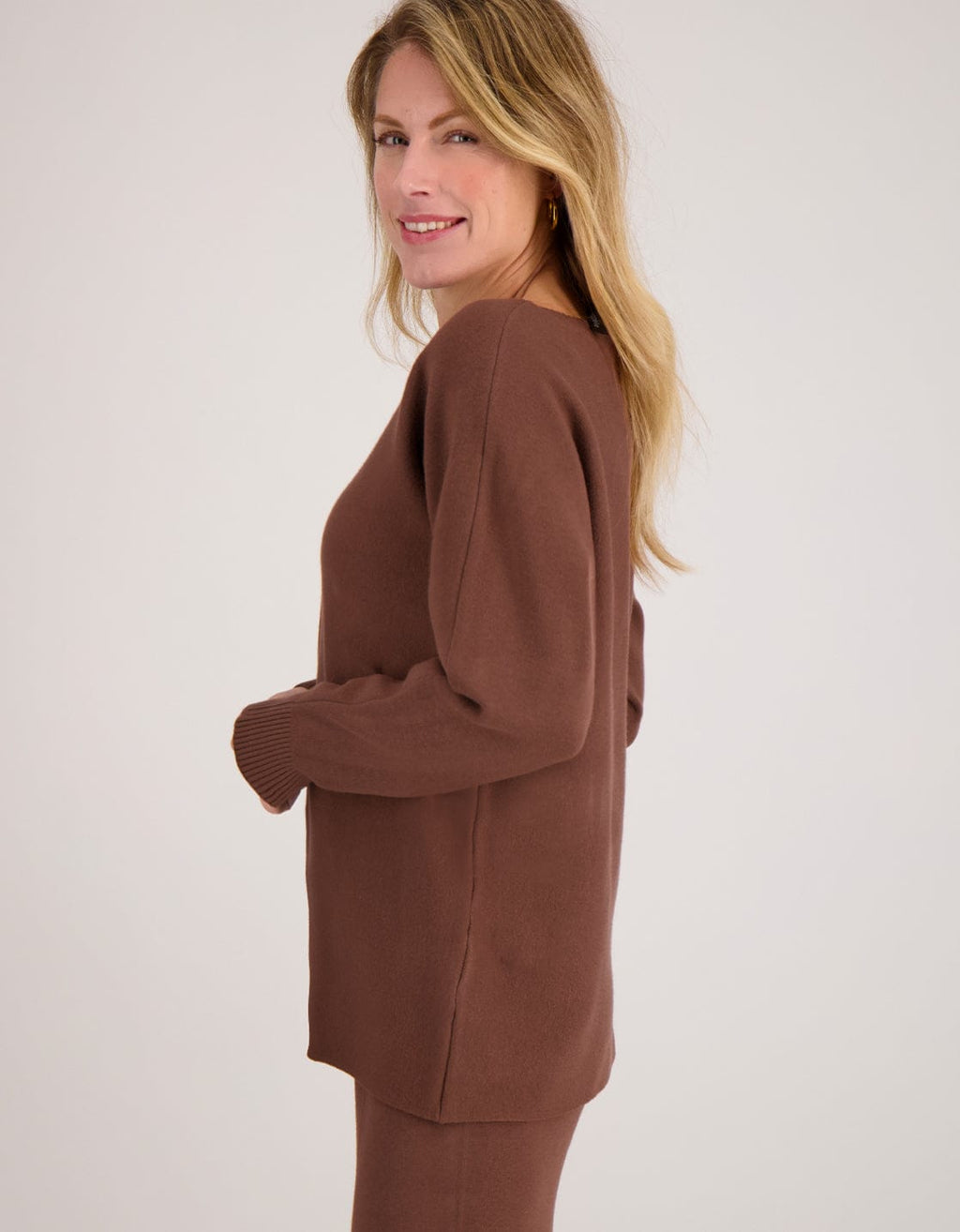 Je m'appelle Tops Pull Seam | Hazelnut Brown