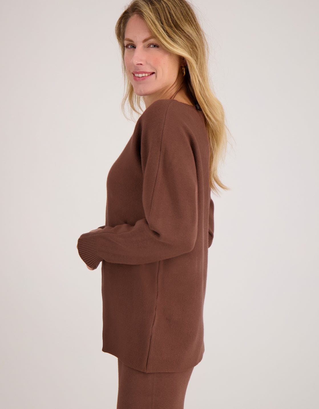 Je m'appelle Tops Pull Seam | Hazelnut Brown