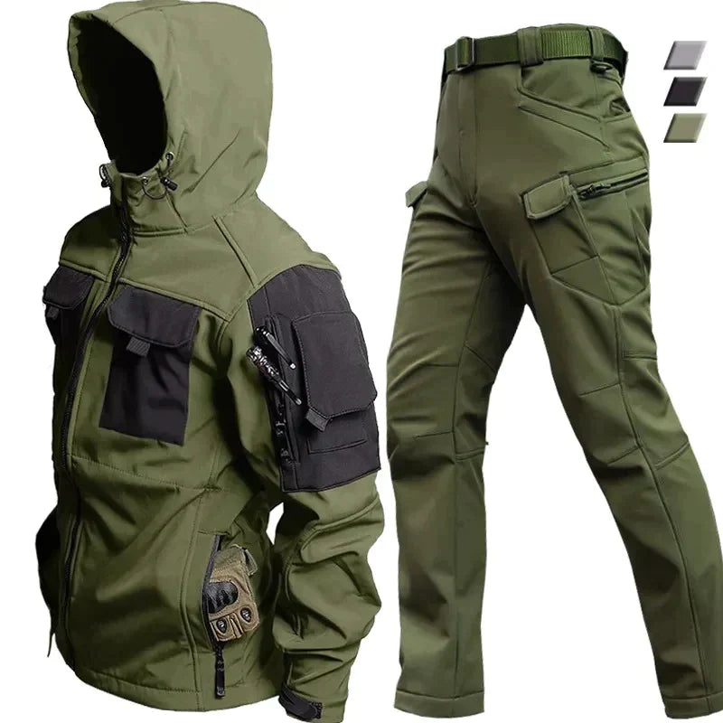 Outdoor Avontuur Set - Tactische Jas & Cargo Broek