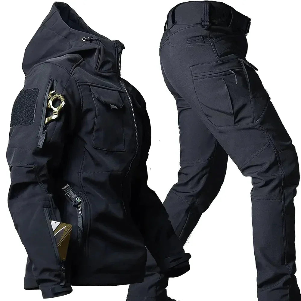 Outdoor Avontuur Set - Tactische Jas & Cargo Broek