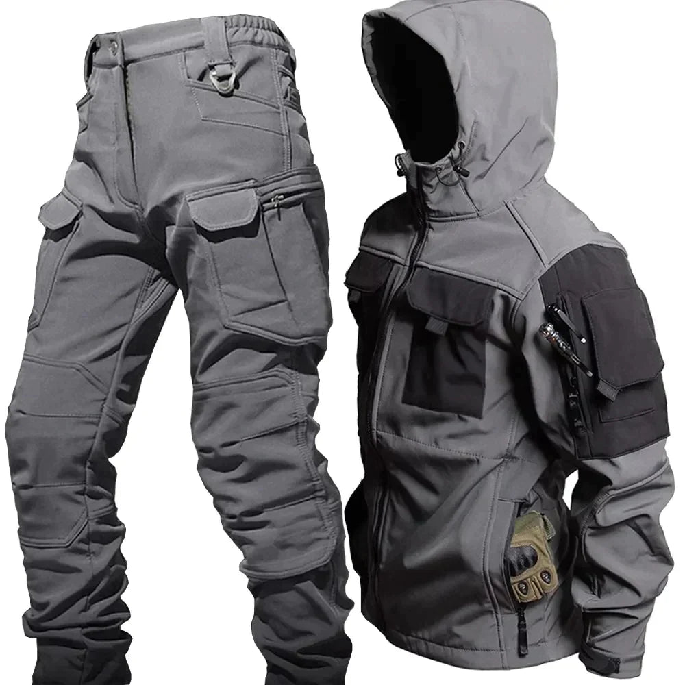 Outdoor Avontuur Set - Tactische Jas & Cargo Broek
