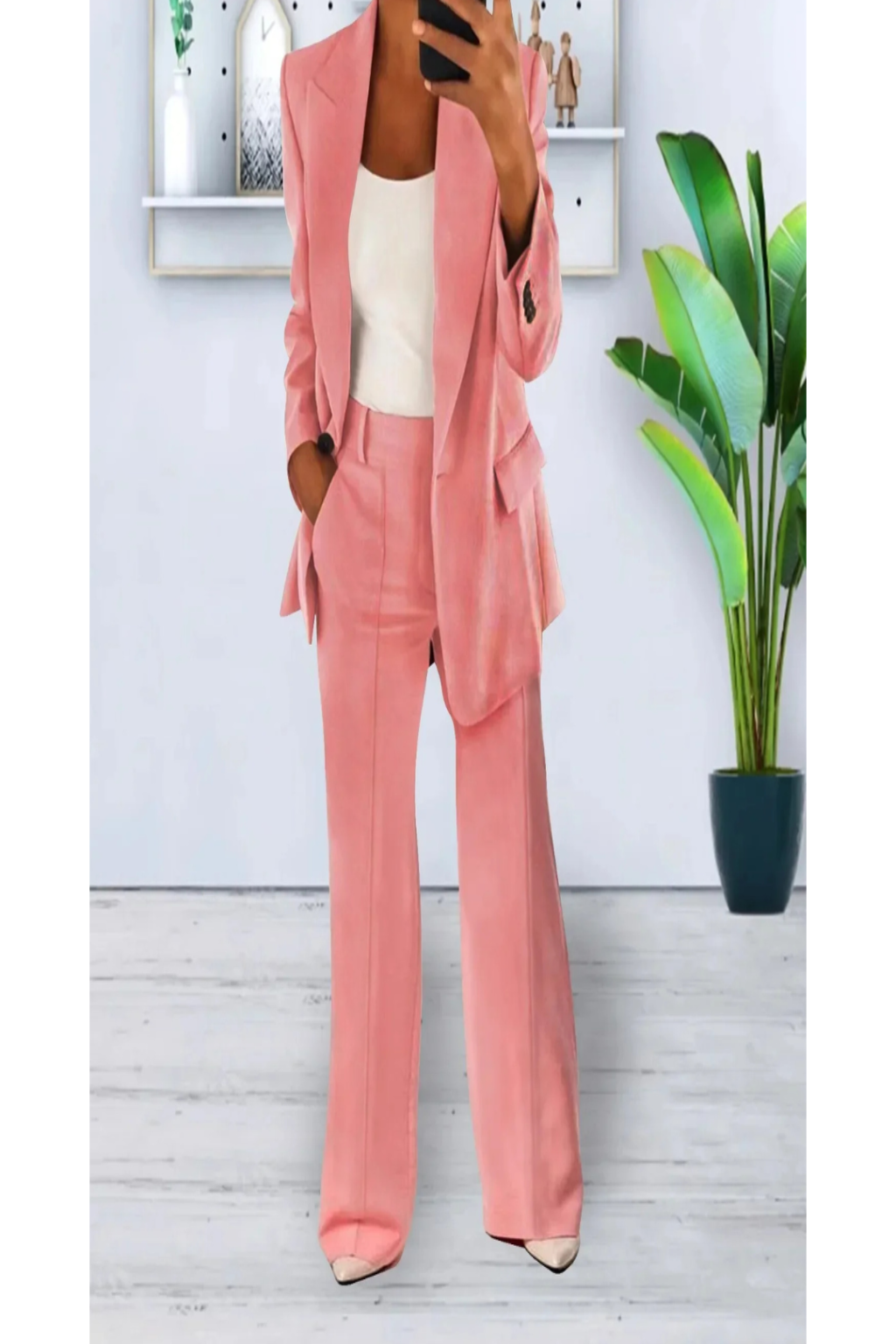 Stijlvolle Grijze Dames Set - Modern & Veelzijdig